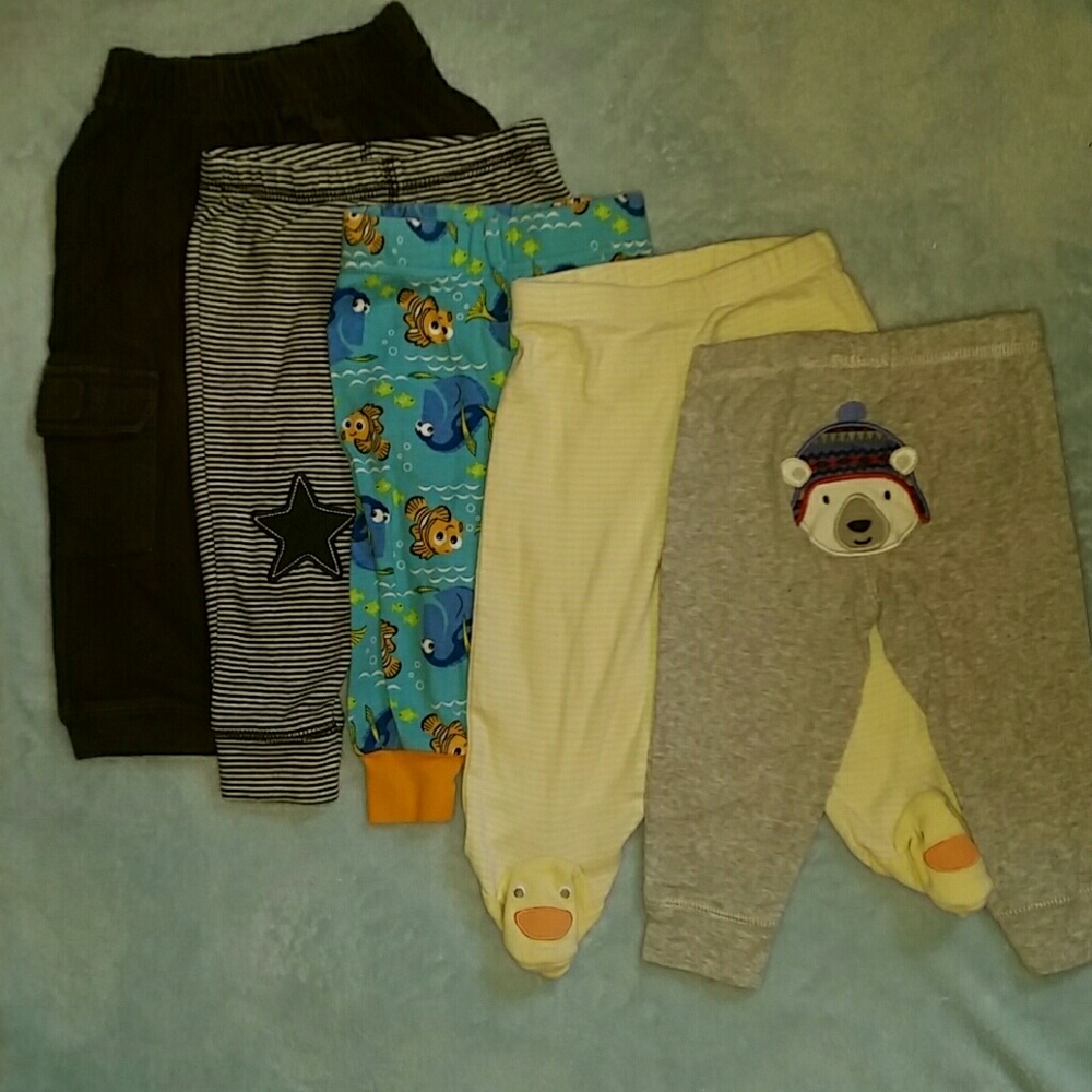 (5) pairs 9 month boy pants
